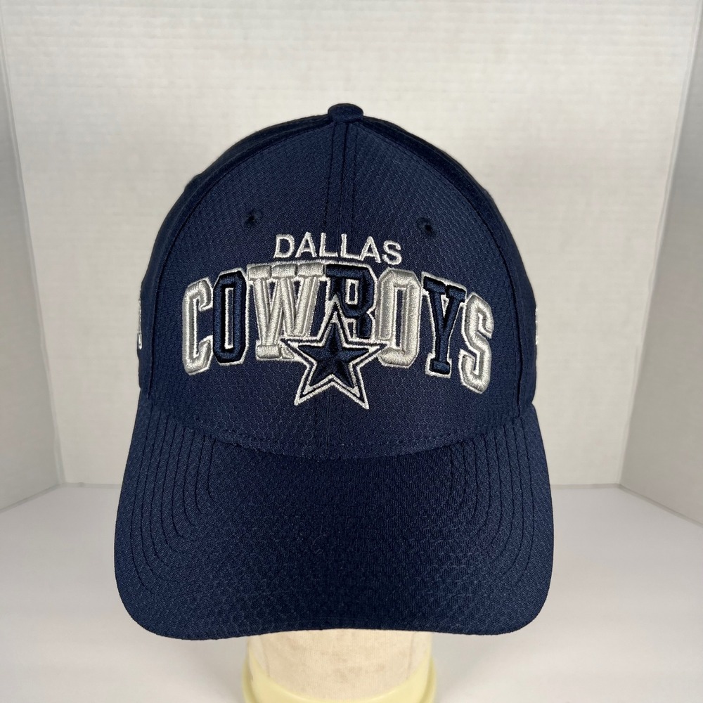 New Era Dallas Cowboys 39THIRTY Hat Navy Blue Stretch Fit Small Medium NFL 1960‎